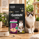 Ração Golden Gatos Castrados — Frango, Arroz e Vegetais