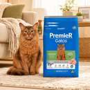 Ração Premier Gatos Castrados 12+ Anos — Frango